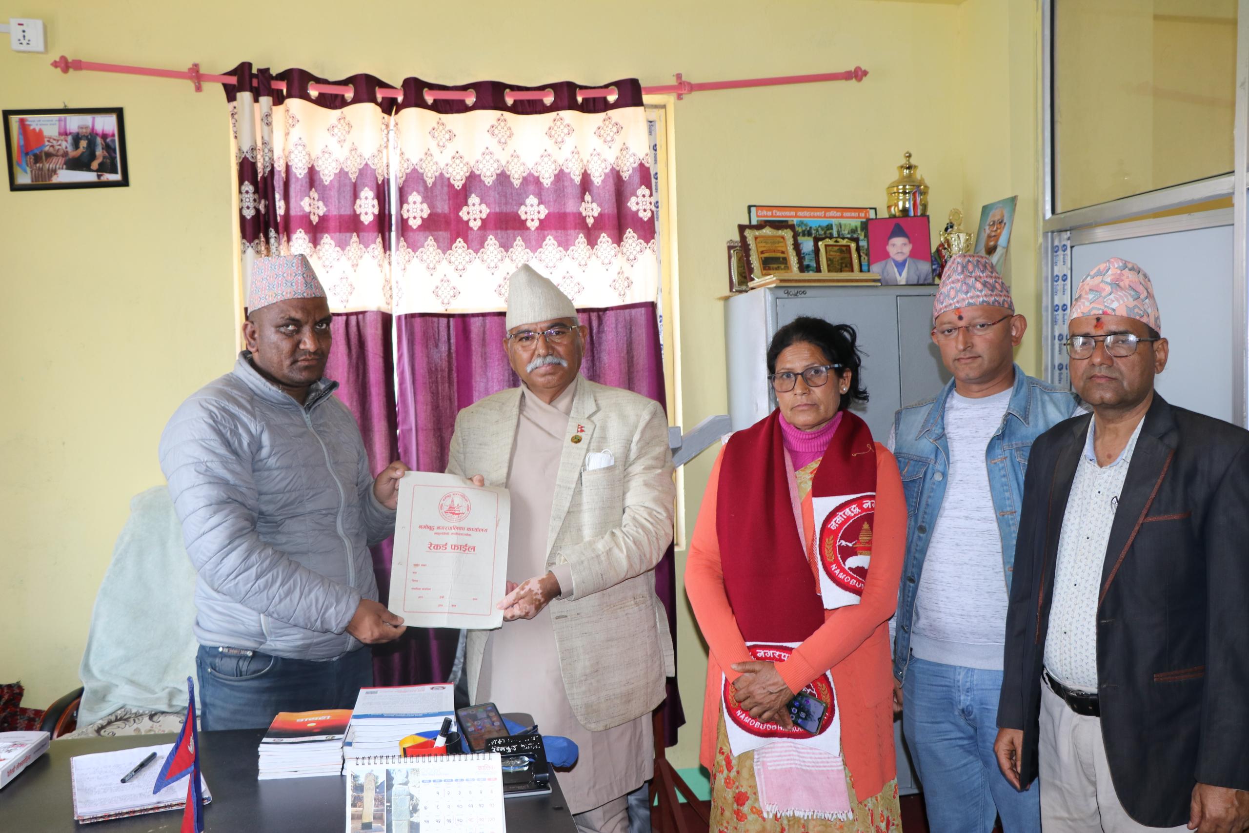 काभ्रेको नमोबुद्ध र दैलेखको दुल्लू नगरबीच भगिनी सम्बन्ध स्थापना