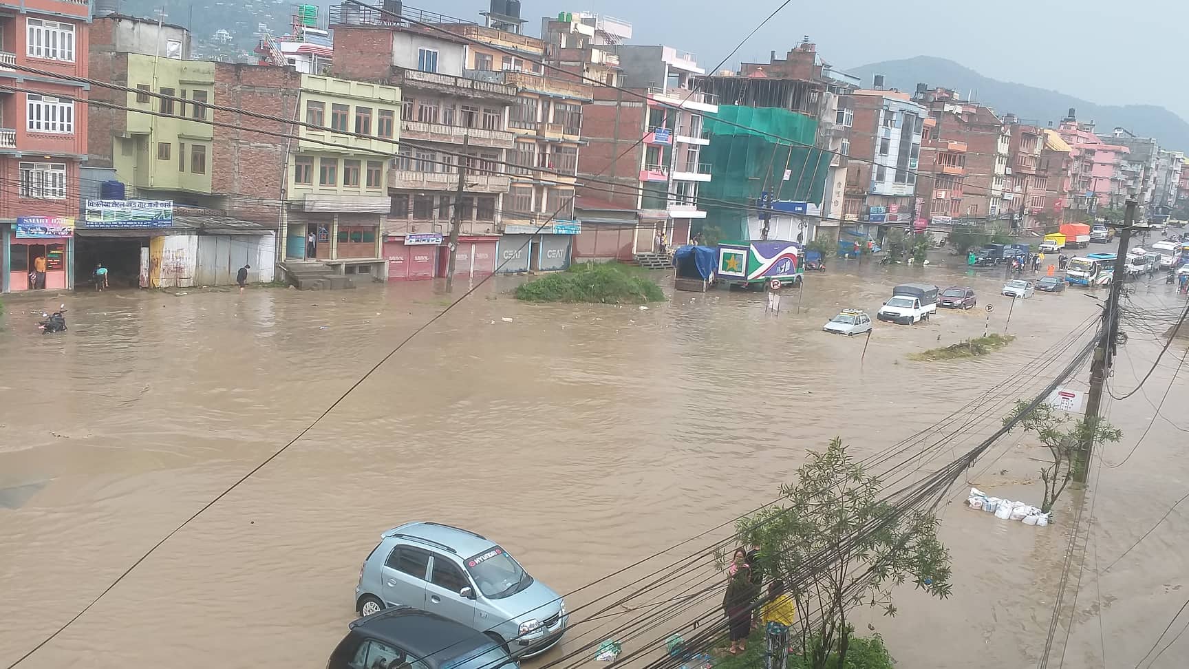 बनेपा पुलबजार क्षेत्र डुबानमा