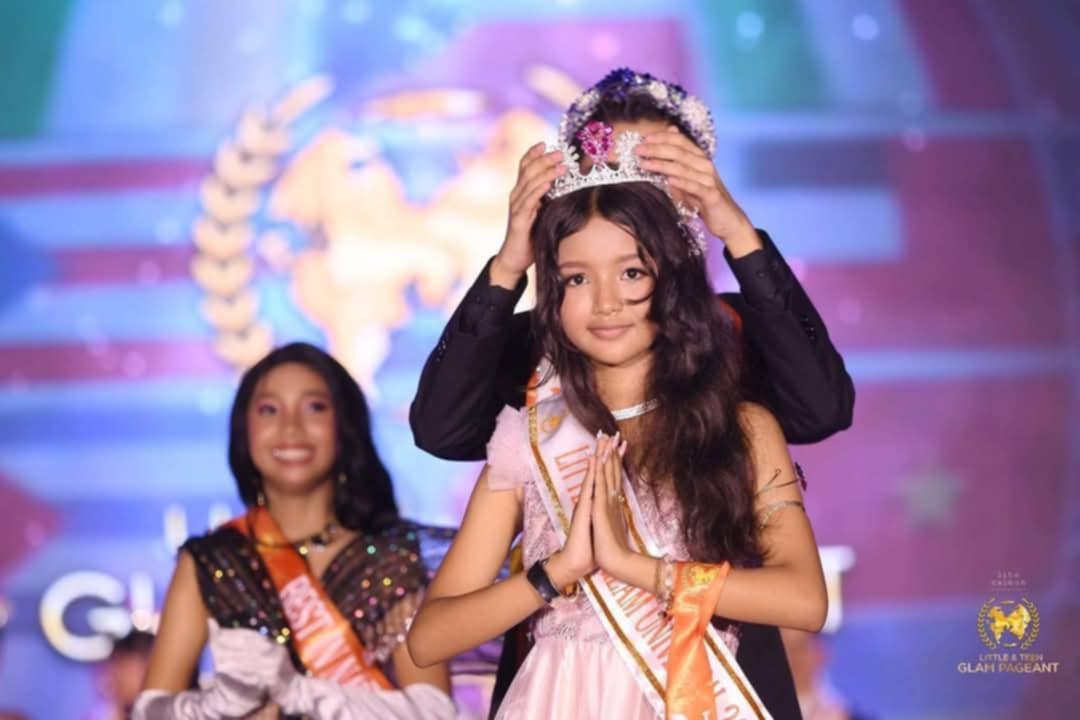 ११ वर्षीया अग्रिमा कुँवरले फिलिपिन्समा जितिन् ‘लिटिल मिस ग्लाम युनिभर्सल’को उपाधि