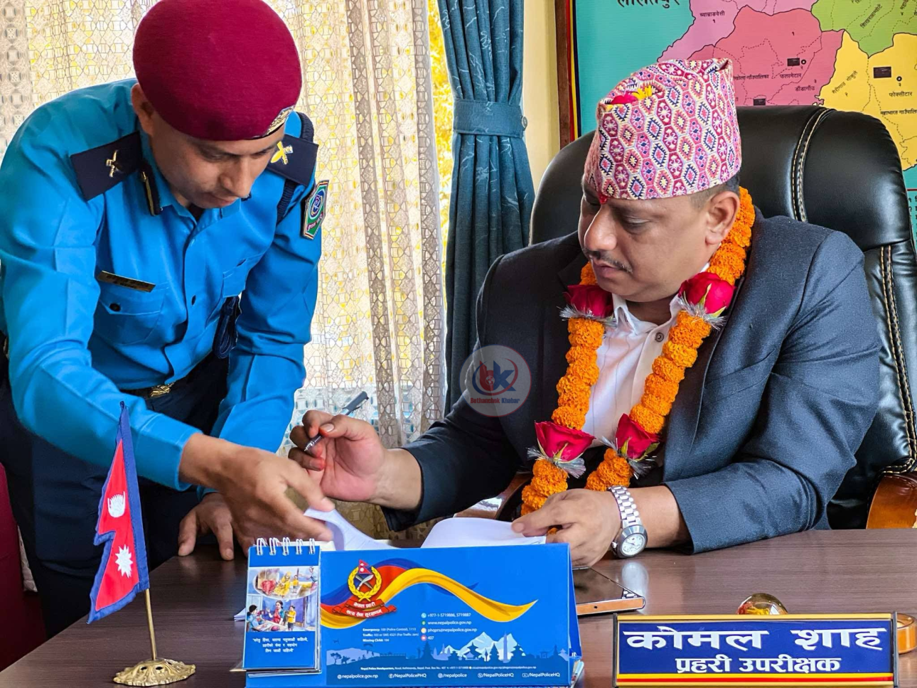 एसपी शाहले सम्हाले काभ्रे प्रहरी प्रमुखको कमाण्ड