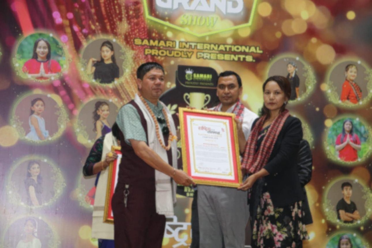 पत्रकार बजगाईले पाए राष्ट्रिय रत्न सम्मान