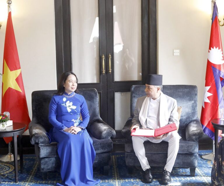 भियतनामकी उपराष्ट्रपति सुआन र समकक्षी यादवबीच भेटवार्ता