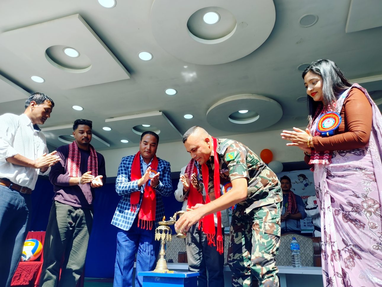 नाईटिङ्गेल एकेडेमी बनेपामा स्पोर्ट मिट शुरु 