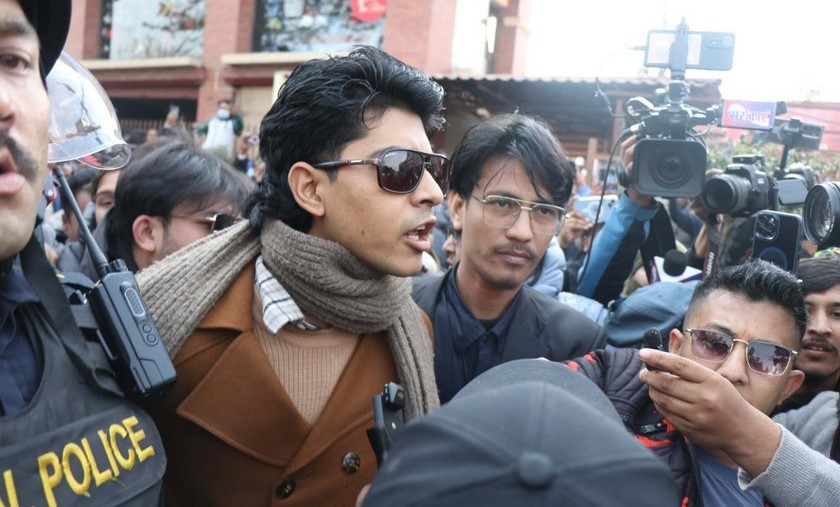 माइतीघरमा प्रदर्शनमा उत्रिएका मिराजसहितका जेनजी युवा पक्राउ