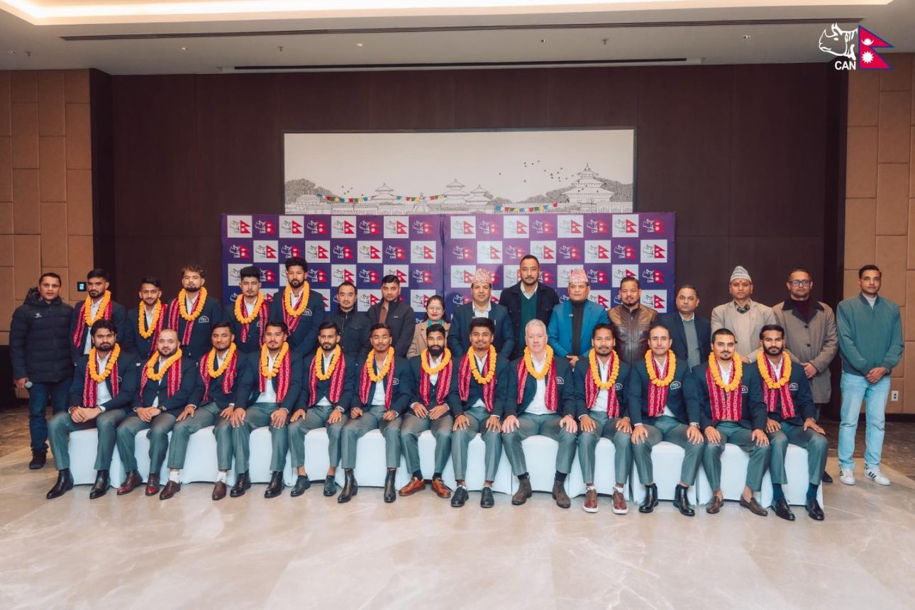 आईसीसी टी–२० विश्वकपका लागि नेपाली क्रिकेट टोलीको बिदाइ