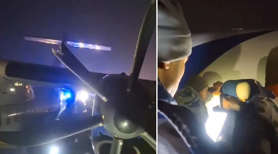 भद्रपुर विमानस्थलमा एटीआर–७२ रन–वेबाट चिप्लियो, सबै ५१ यात्रु सकुशल