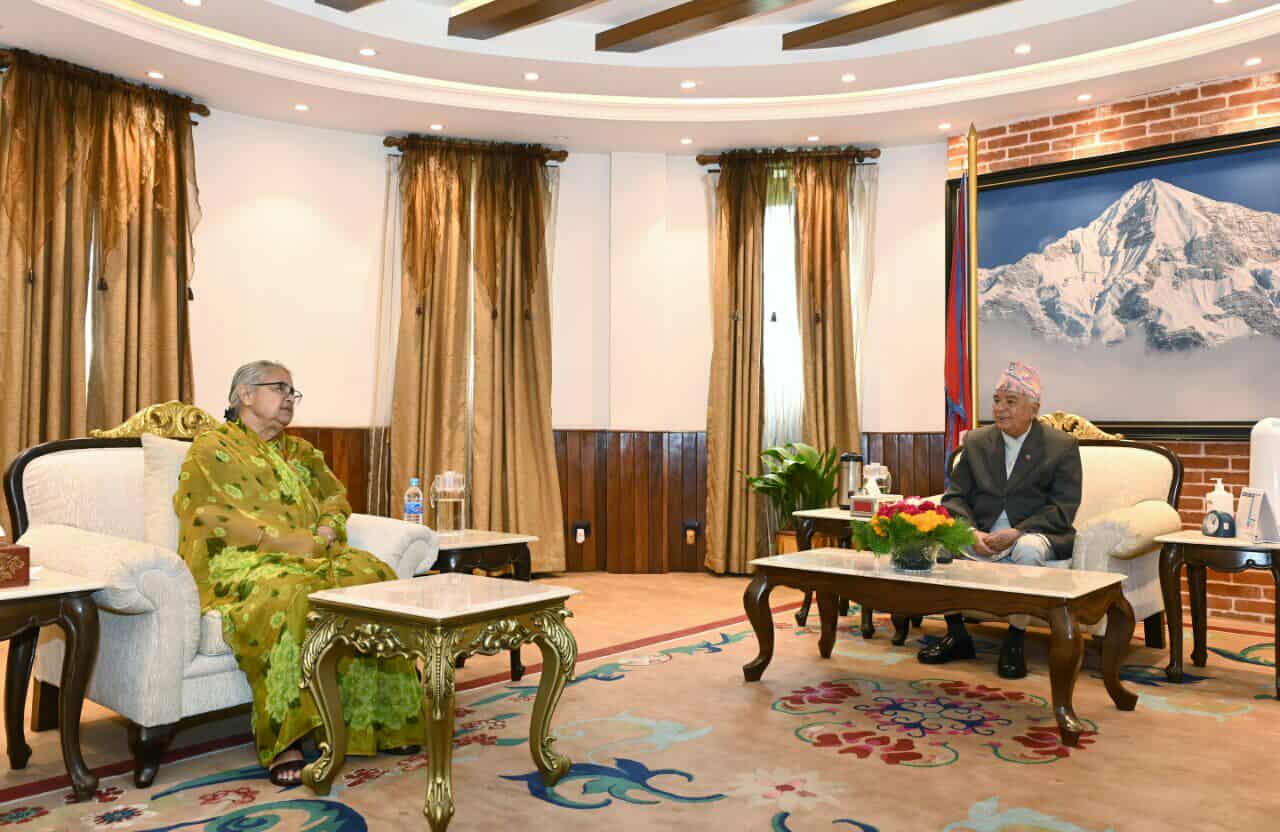 प्रधानमन्त्री कार्कीले राष्ट्रपति पौडेलसँग राजनीतिक छलफल गरे