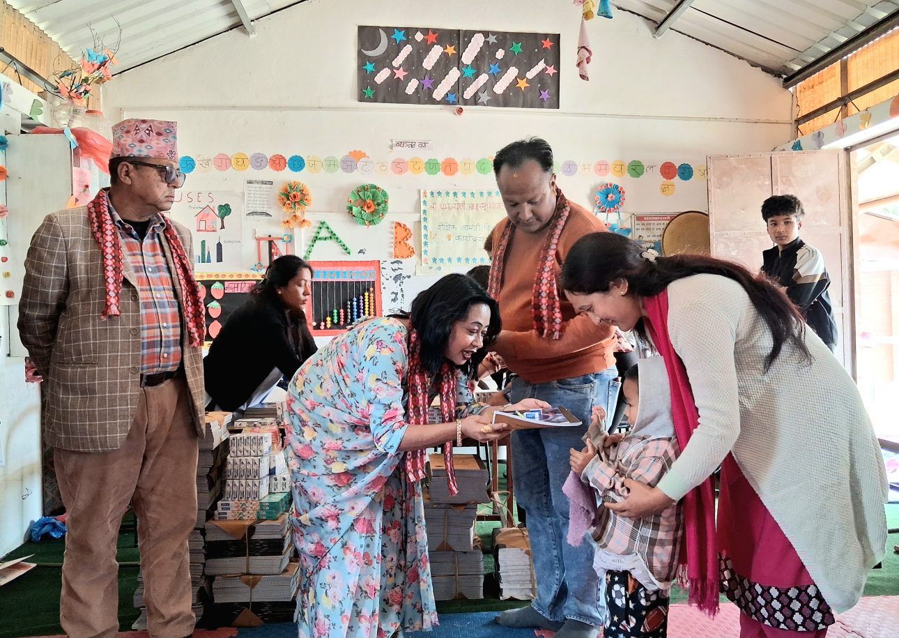 पुण्य तिथिमा प्रेरणादायी योगदान: अनिला कायस्थद्वारा धर्मज्योती विद्यालयका विद्यार्थीलाई सहयोग