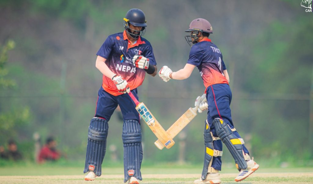 २८१ रनको लक्ष्य पछ्याउँदै नेपाल ‘ए’ अलआउट, ओमानको जित