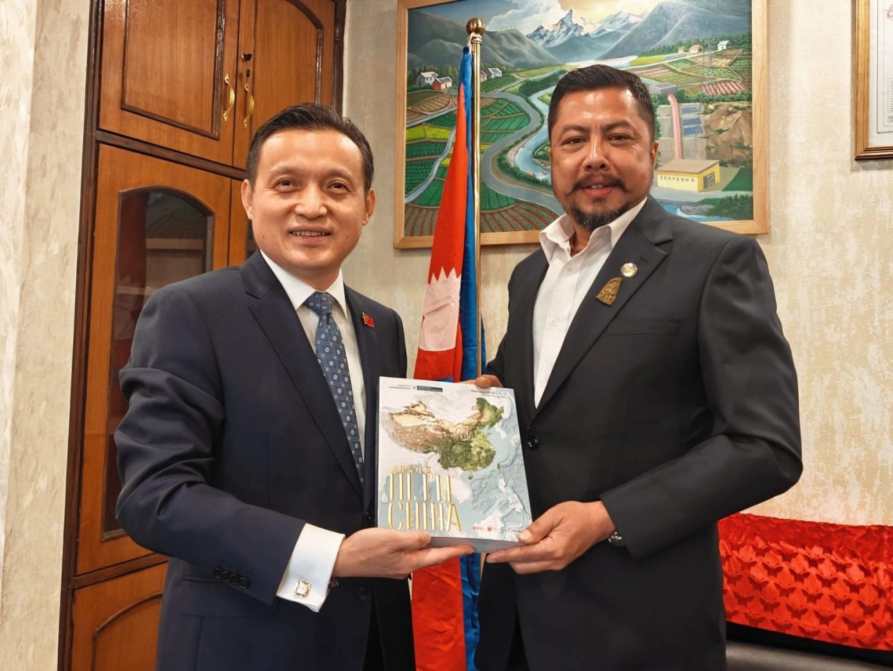 ऊर्जा क्षेत्र सुदृढ गर्न मन्त्री श्रेष्ठसँग चिनियाँ र भारतीय राजदूतको भेट