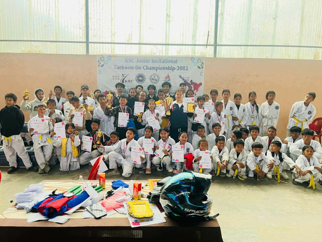 केएससी जुनियर आमन्त्रण तेक्वान्दो प्रतियोगिता २०८२ सम्पन्न, राक्सिराङ प्रथम