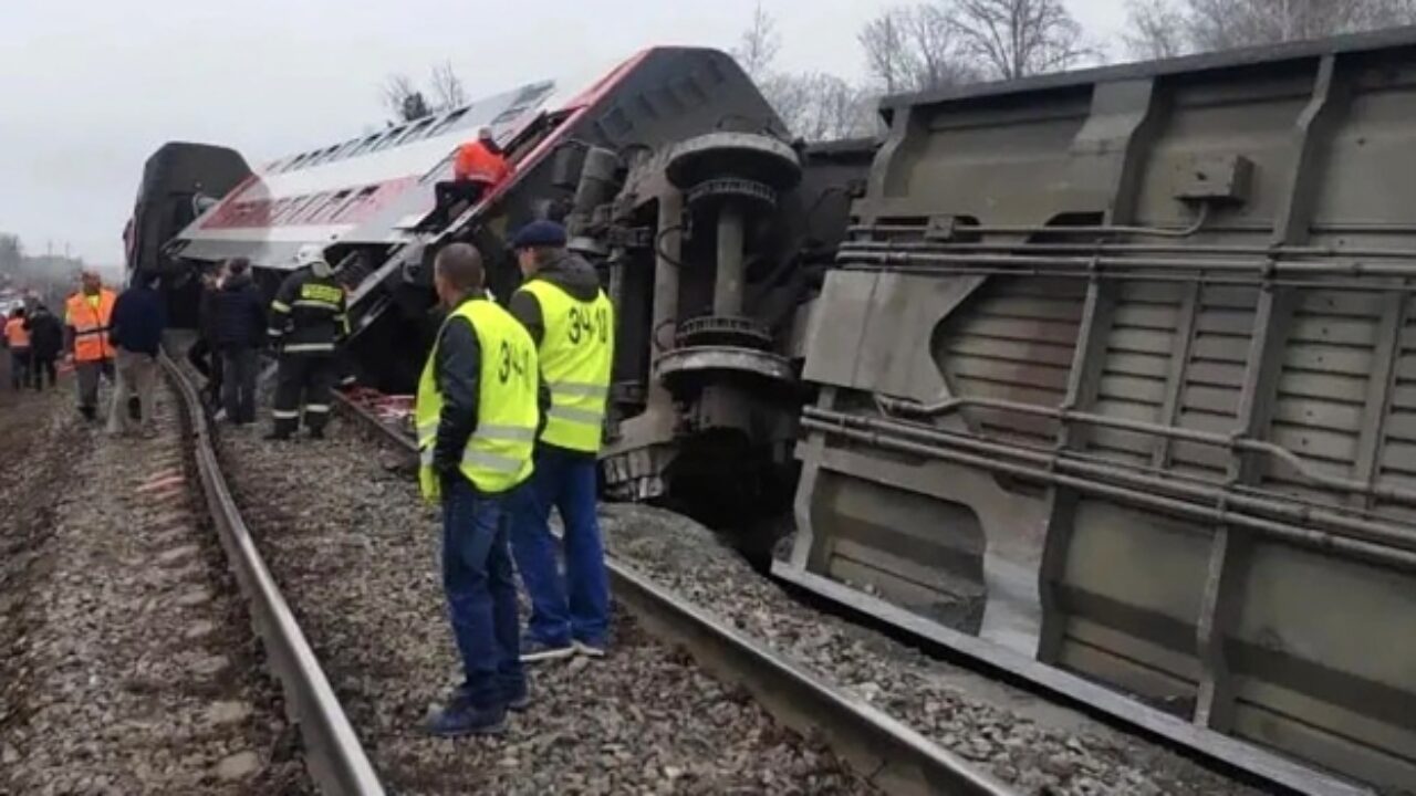 रूसमा रेल दुर्घटना हुँदा २२ जना घाइते