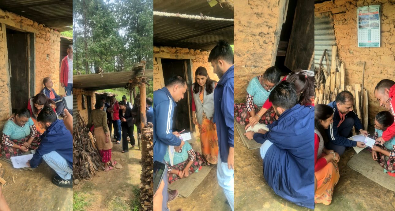 नागरिकता लिन कार्यालय पुग्न नसकेकी माईलीको घरमै पुग्यो प्रशासन