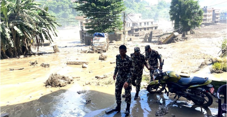 भोटेकोसी बाढी प्रभावित क्षेत्रमा ७ हजार ४१५ सुरक्षाकर्मी परिचालन