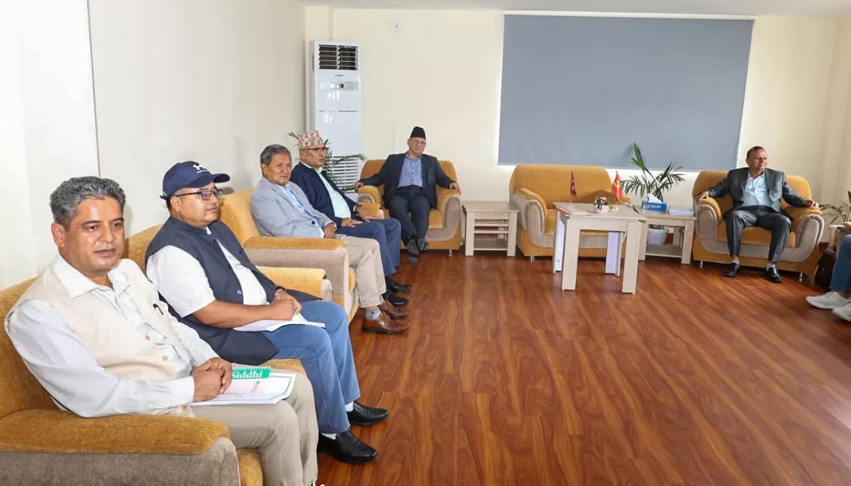 एमाले पुनर्गठन कार्यदलको बैठक काभ्रेको पनौतीमा