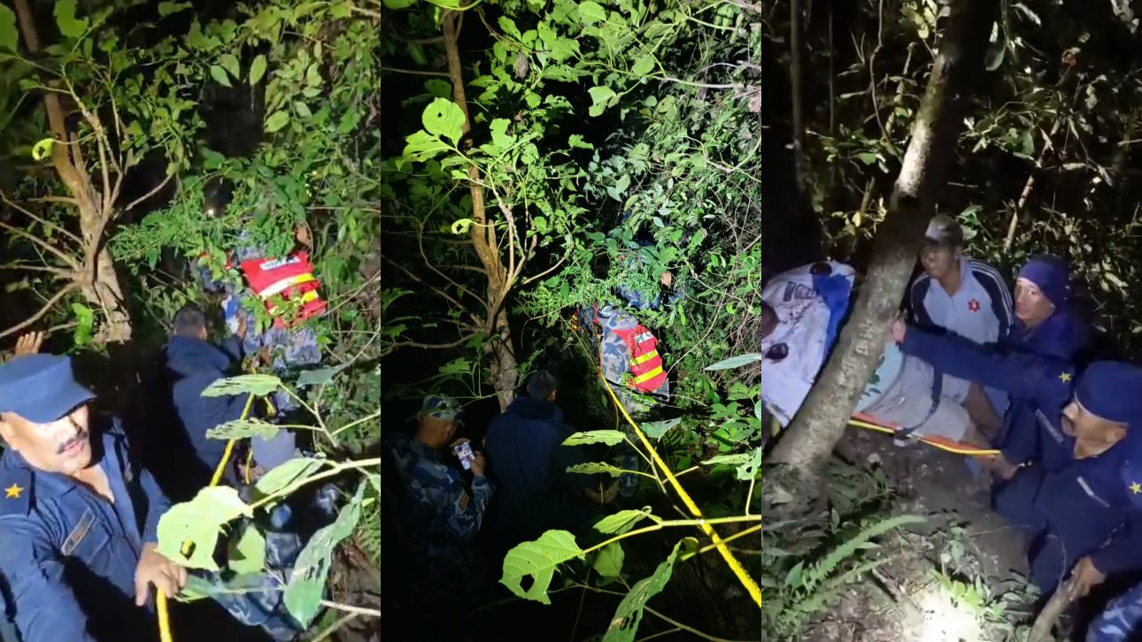 बीपी राजमार्गमा हायस दुर्घटना : चालकसहित तीन जनाको सकुशल उद्धार